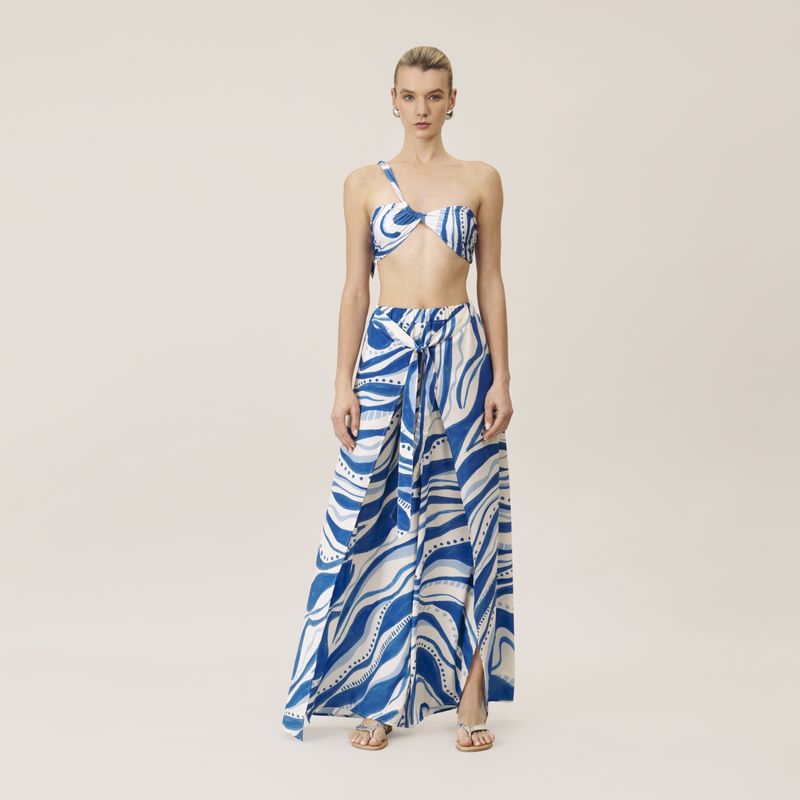 ONDA DE MAR - Salida de baño Pantalón con estampado Onda de Mar