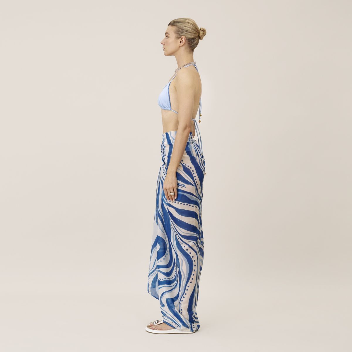 ONDA DE MAR - Salida de baño Pareo con estampado Onda de Mar