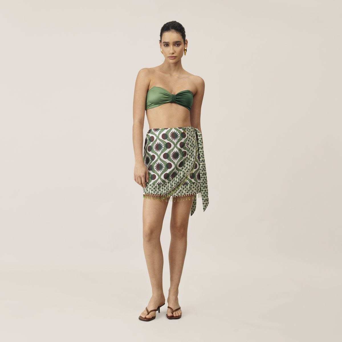 ONDA DE MAR - Salida de baño Falda con estampado Onda de Mar