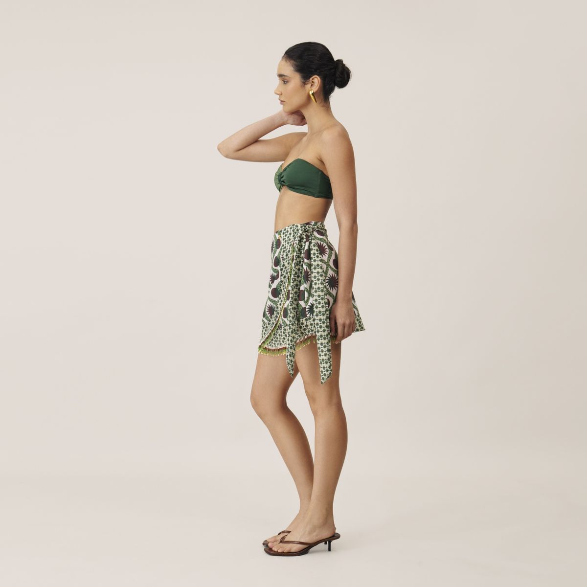 ONDA DE MAR - Salida de baño Falda con estampado Onda de Mar