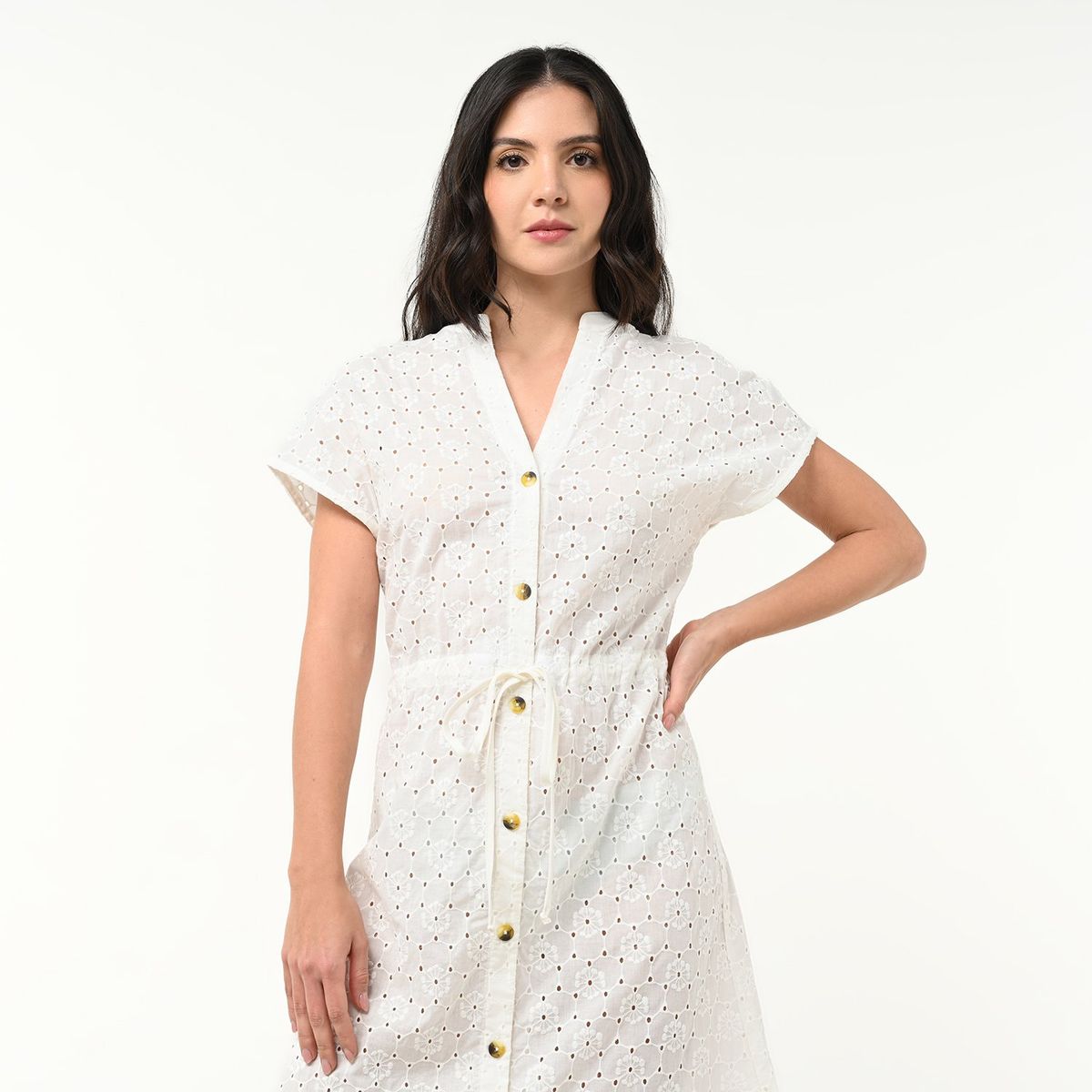 UNIVERSITY CLUB - Vestido Mujer Largo de Algodón University Club