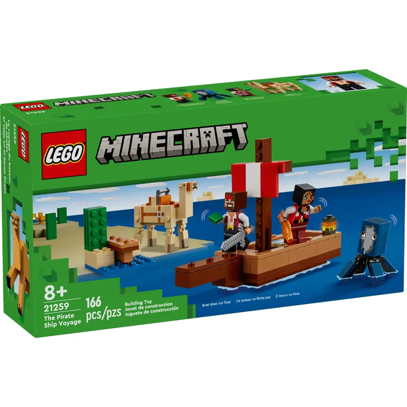 LEGO - LEGO: El viaje en el barco pirata. Minecraft