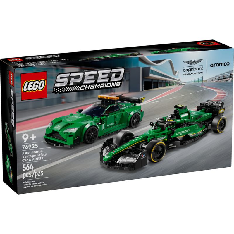 LEGO - LEGO: Carro F1 escudería Aston Martin AMR23 & Carro de seguridad Vantage