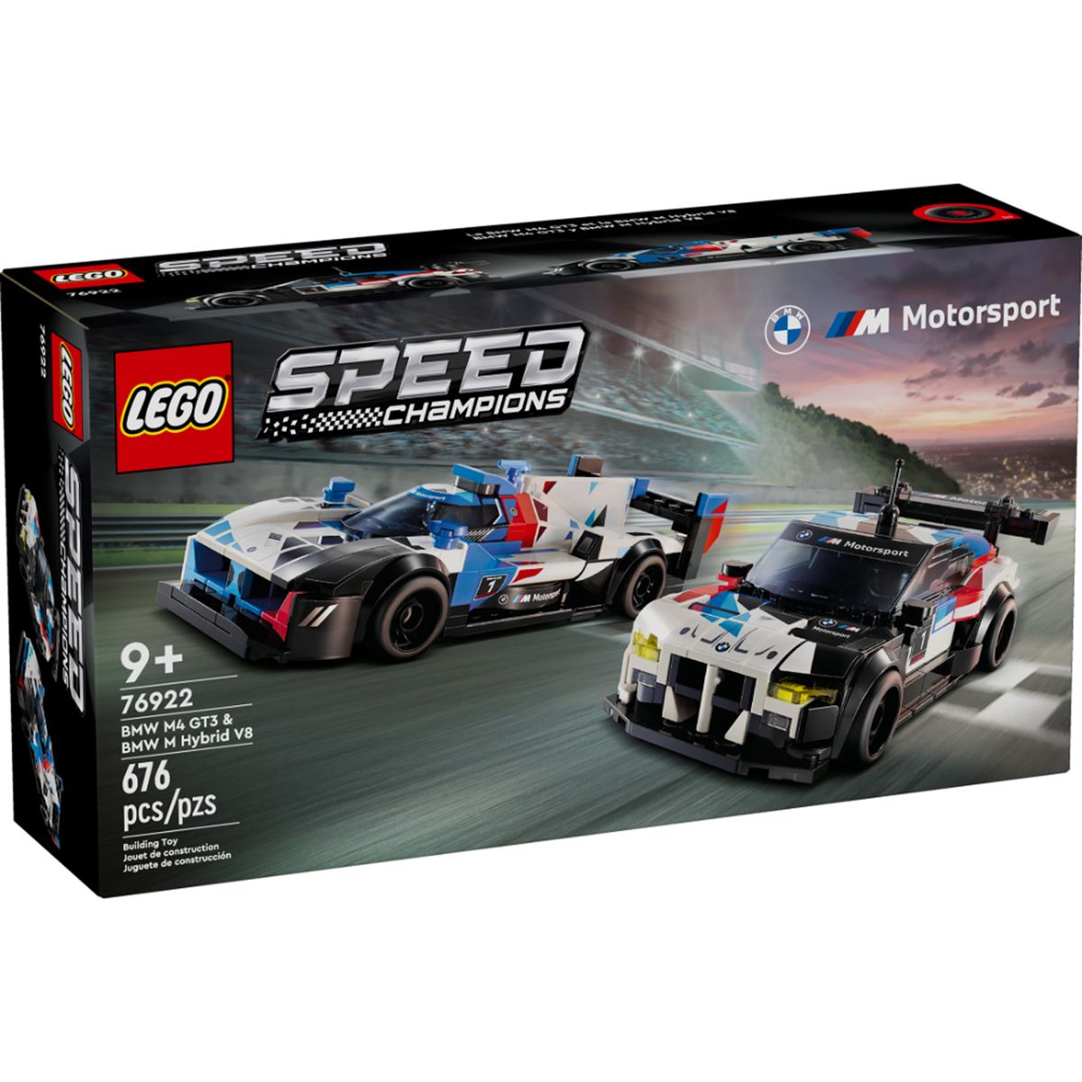 LEGO - LEGO: Carro BMW M4 GT3 & BMW M Híbrido V8