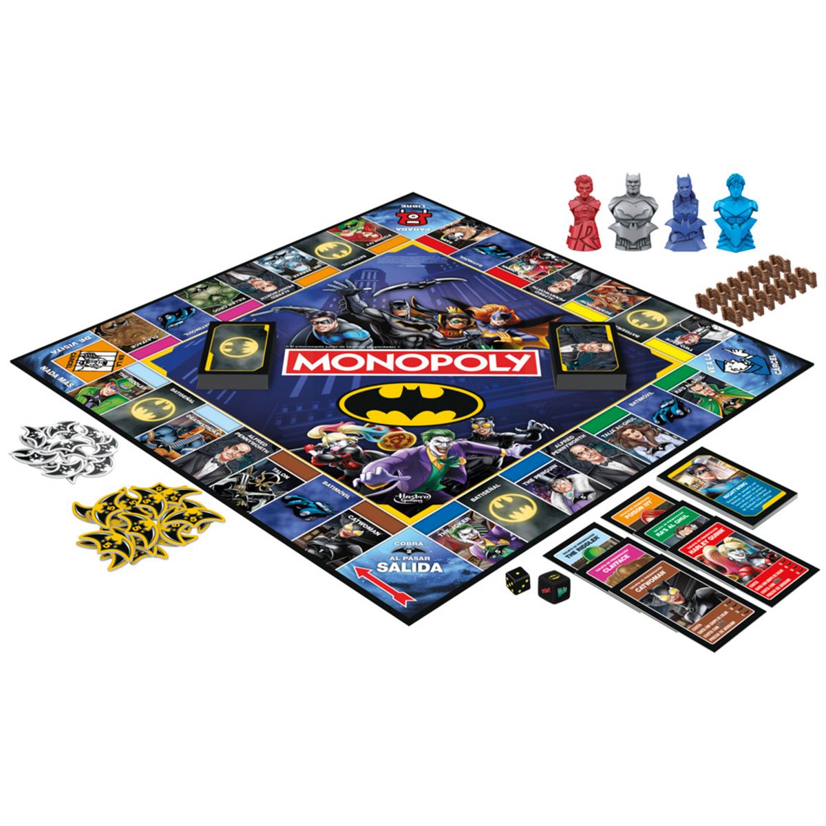 HASBRO - Juego de Mesa Monopoly: Batman DC