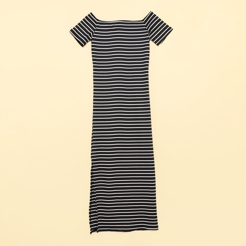 ELV - Vestido para Niña Manga corta de Algodón ELV