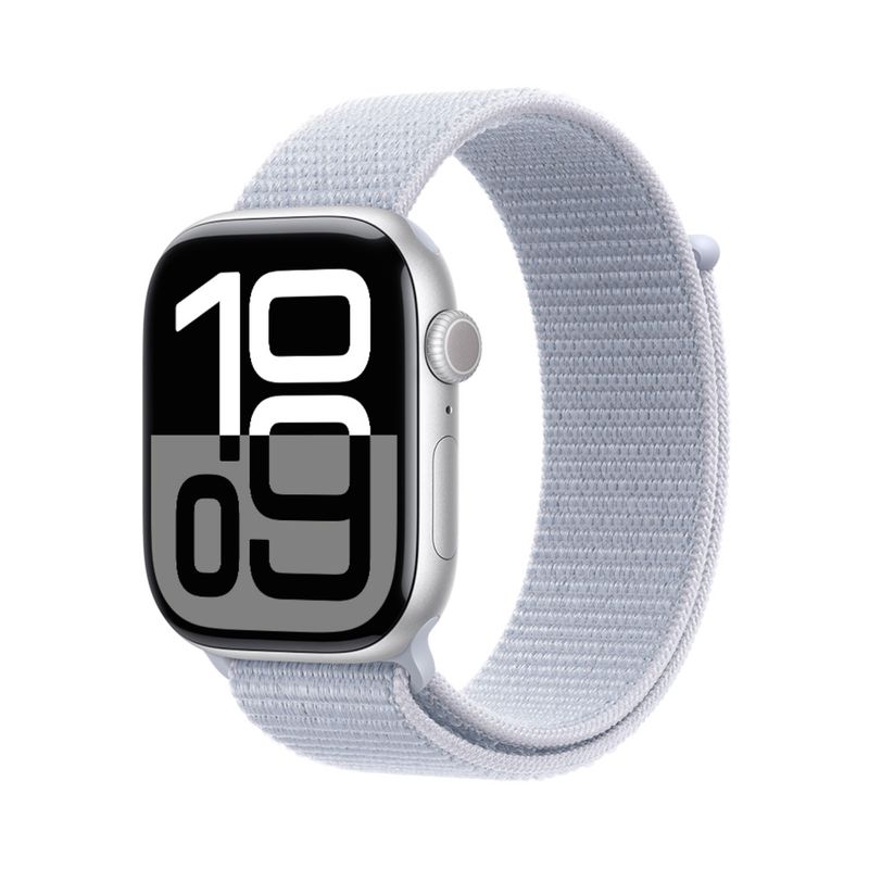 APPLE - Apple Watch Series 10 (GPS) | Caja de aluminio de 46 mm | Correa Loop deportiva 
