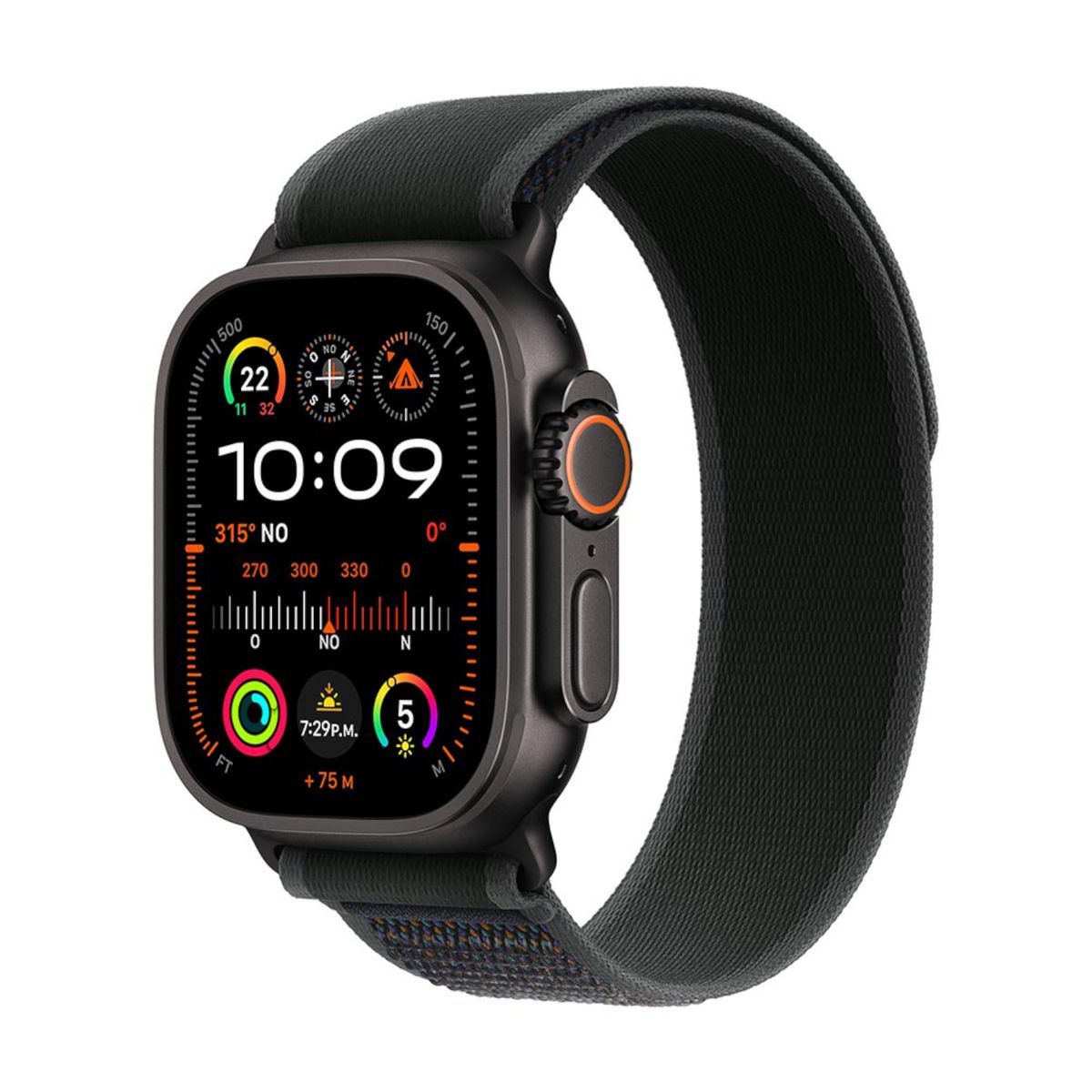 APPLE - Apple Watch Ultra 2 (GPS + Cellular) | Caja de titanio natural de 49 mm  |Correa Ocean azul marino