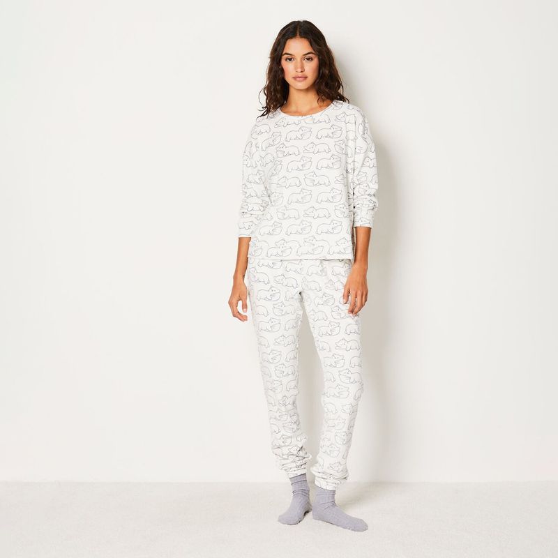 ETAM - Pantalon de pijama Mujer No aplica Cuadros de Algodón ETAM