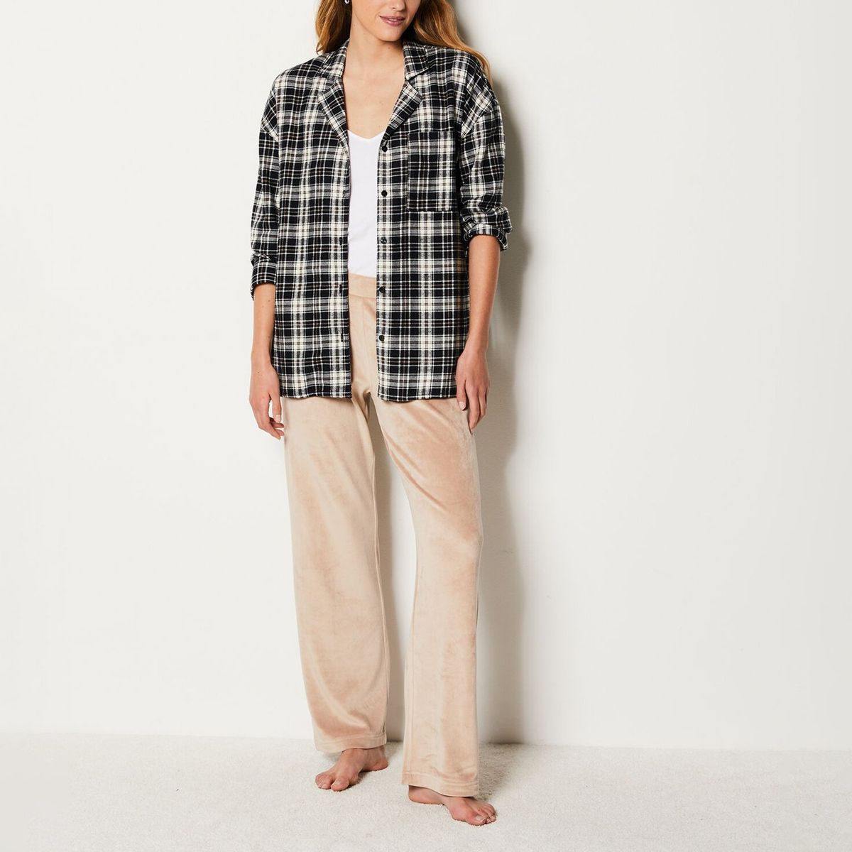 ETAM - Pantalon de pijama Mujer Liso ETAM