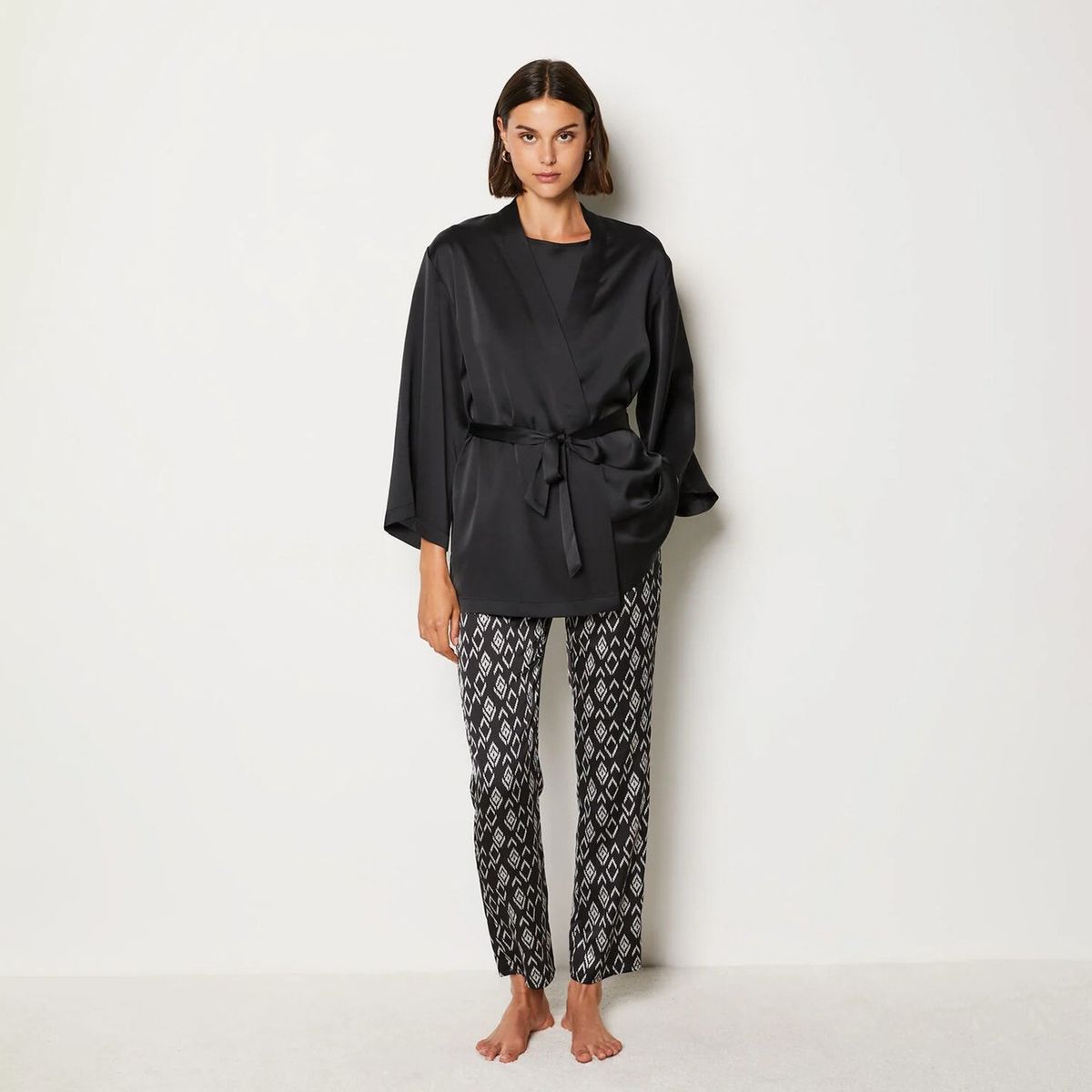 ETAM - Conjunto de pijama con pantalón Mujer Manga larga ETAM