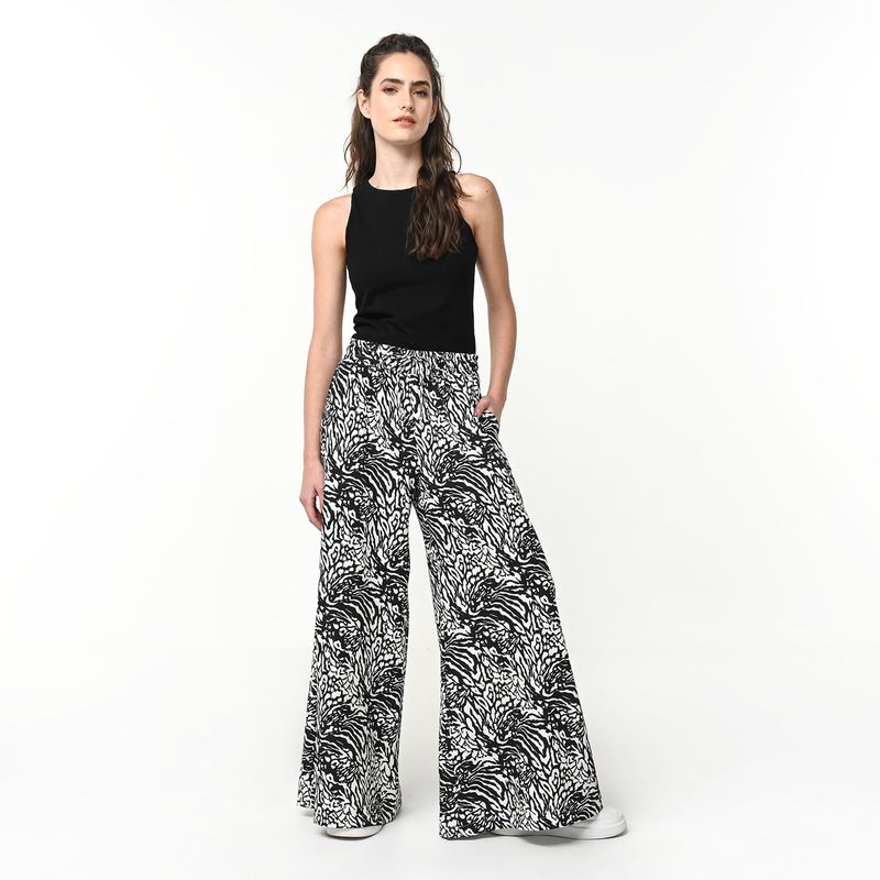 MOSSIMO - Pantalón Flare Mujer Tiro alto Mossimo