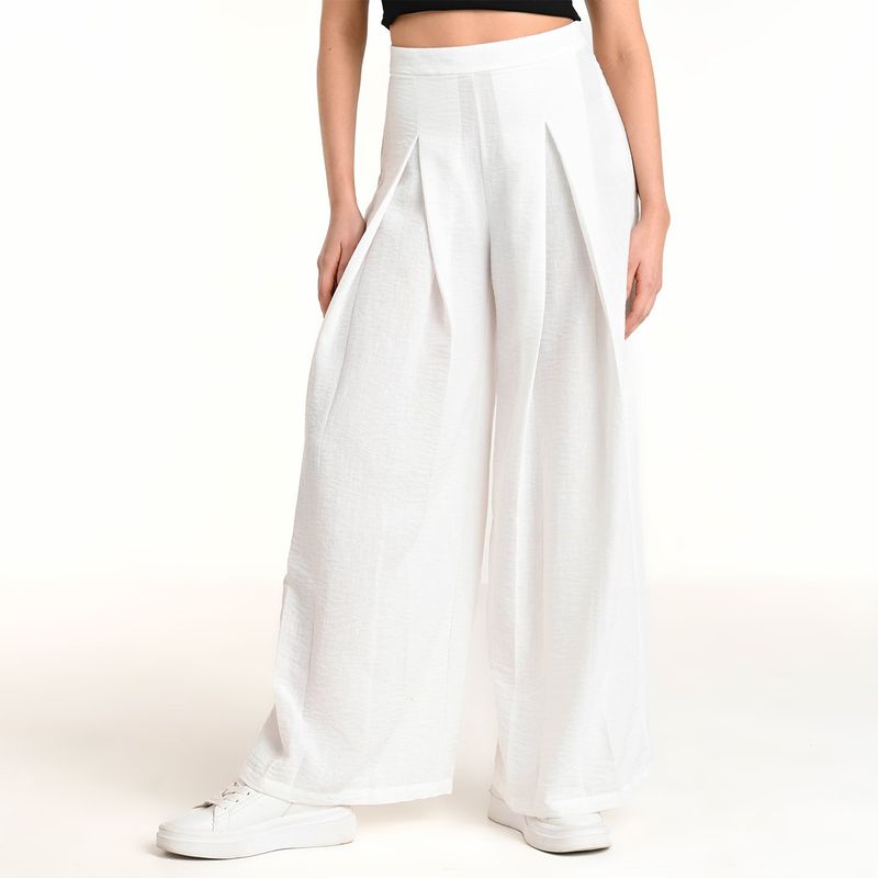 MOSSIMO - Pantalón Wide Leg Mujer Tiro alto Mossimo