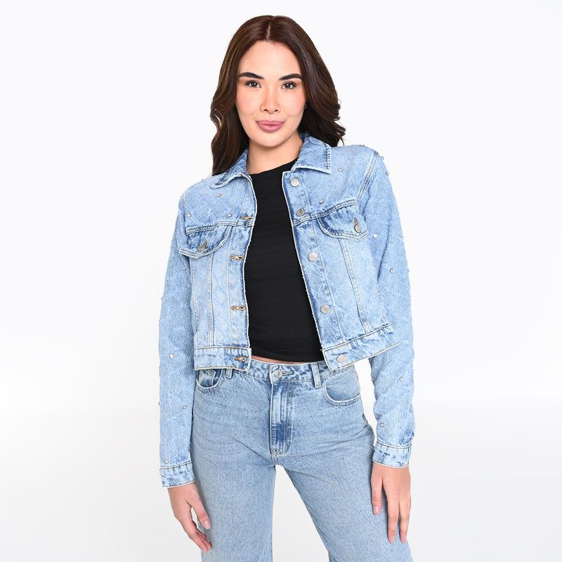 MOSSIMO - Chaqueta Mujer de Algodón Mossimo