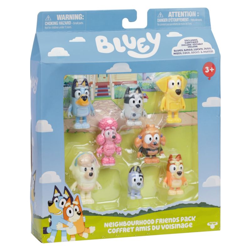 BLUEY - Bluey Amigos De Barrio S11 Fig. X 8