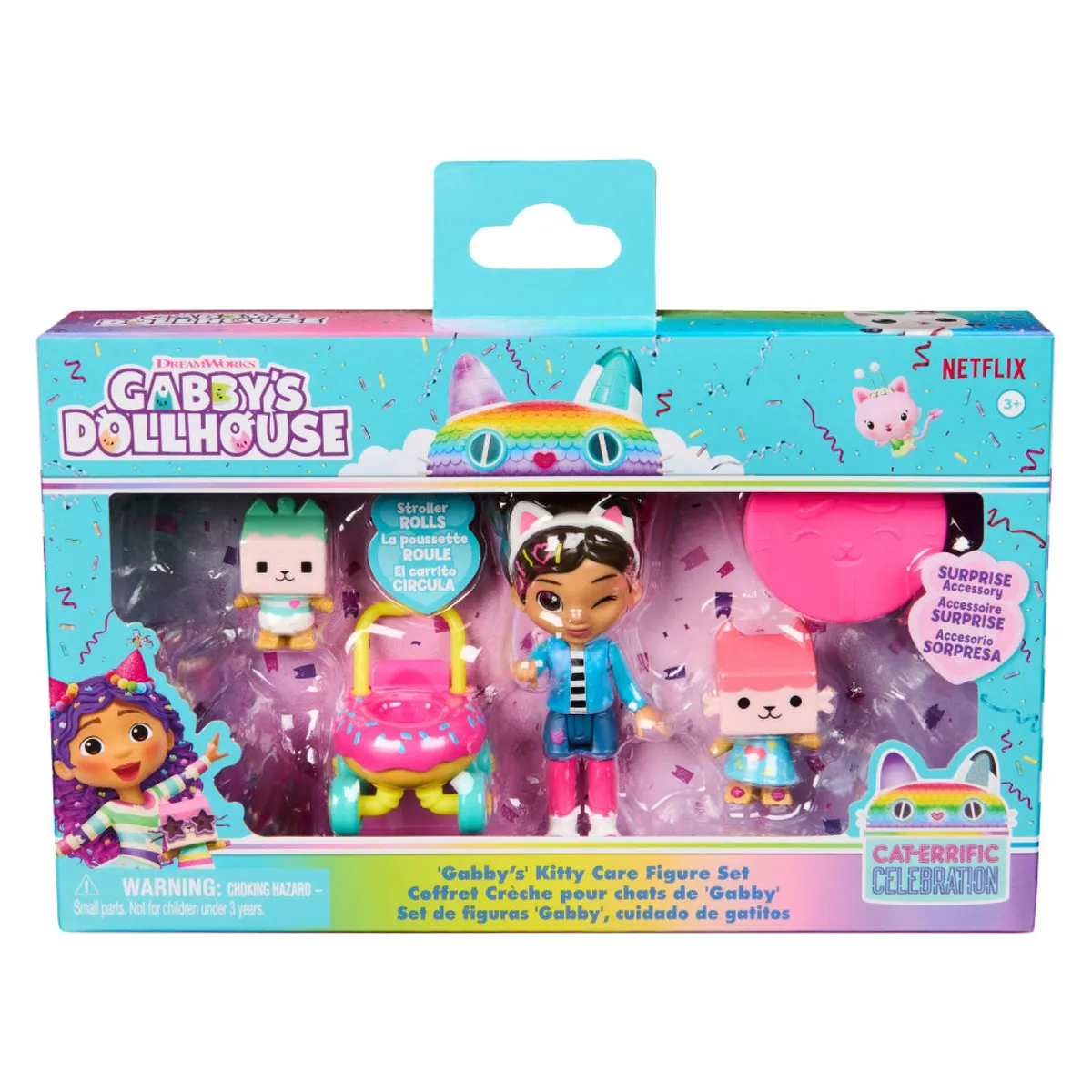 GABBYS DOLLHOUSE - Gabby's Dollhouse Set De Fig. Cuidado De Gatitos
