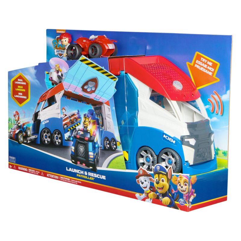 PAW PATROL - Paw Patrol Core Veh. Patrulla Lanza & Rescata