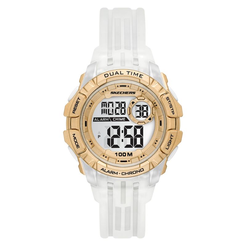 SKECHERS - Reloj Skechers Mujer Sunnyglen. Reloj Poliuretano Transparente SR2143