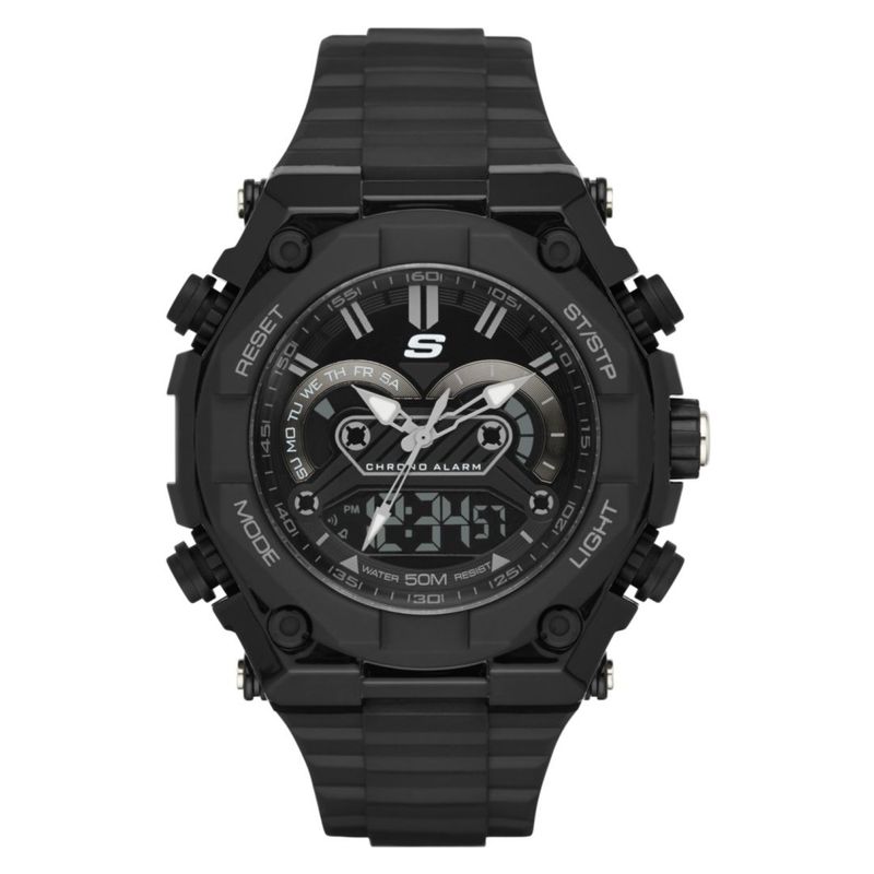 SKECHERS - Reloj Skechers Hombre El Segundo. Reloj Poliuretano Negro SR1042