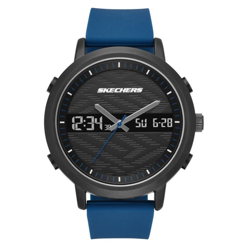 SKECHERS - Reloj Skechers Hombre Lawndale. Reloj Silicona Azul SR5072