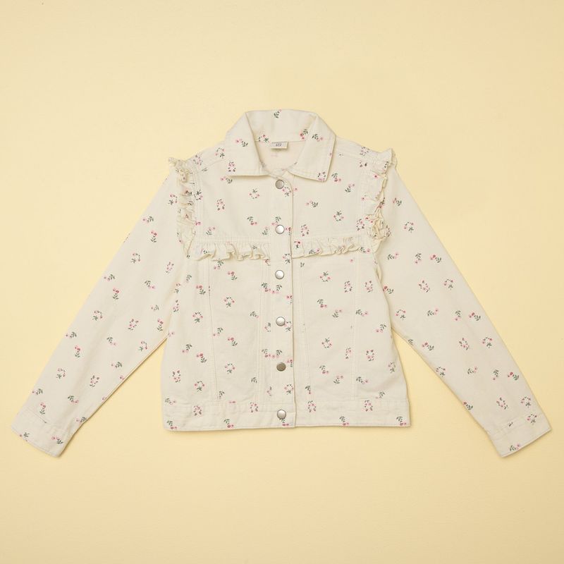CONIGLIO - Chaqueta Niña con Boleros de Algodón Coniglio