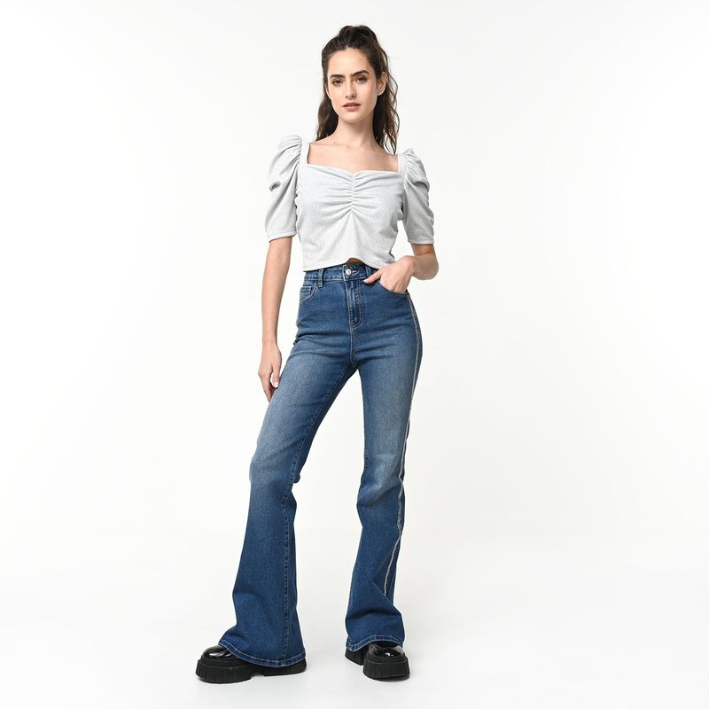 MOSSIMO - Blusa Mujer Taches Manga corta Mossimo