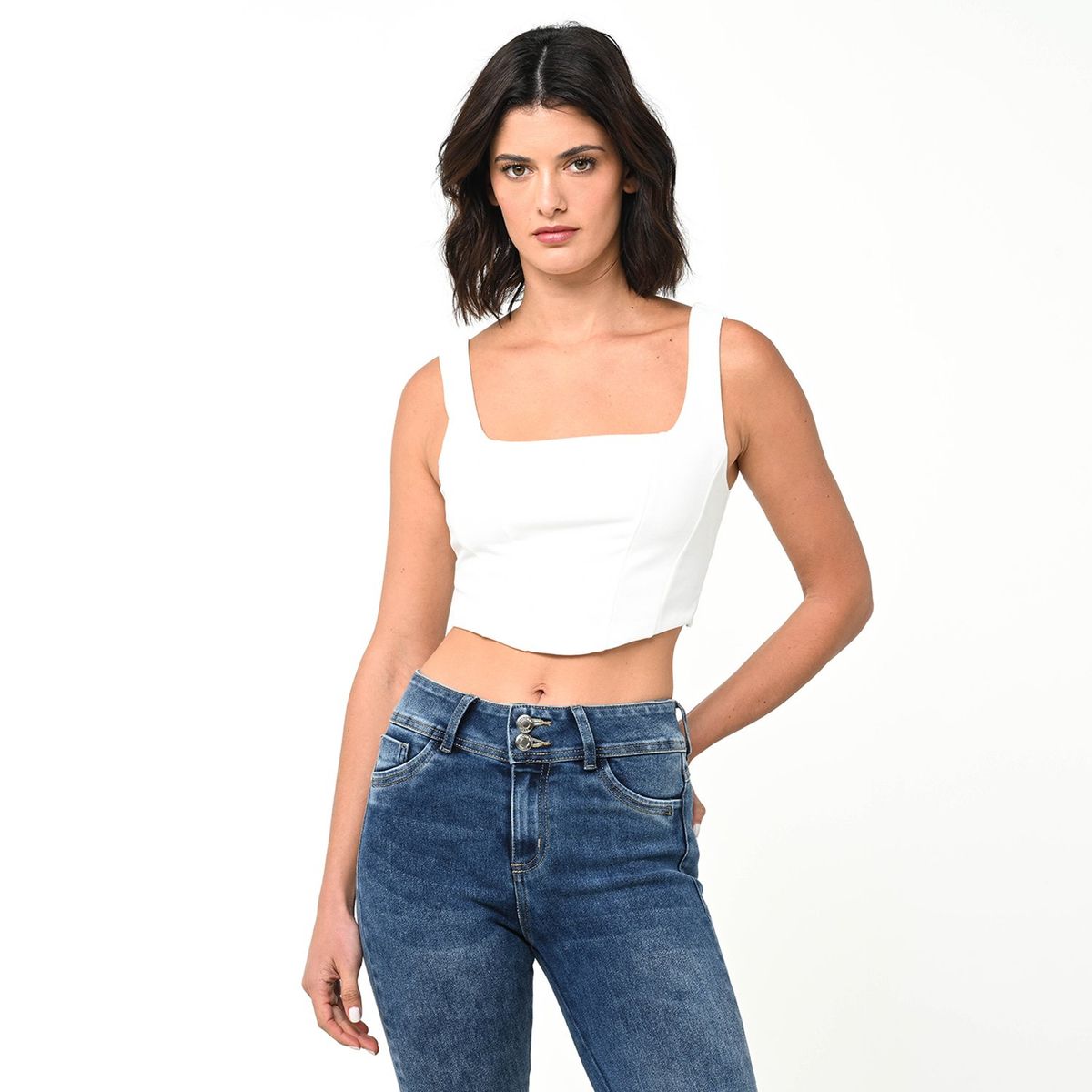 MOSSIMO - Blusa Mujer Sin mangas Mossimo