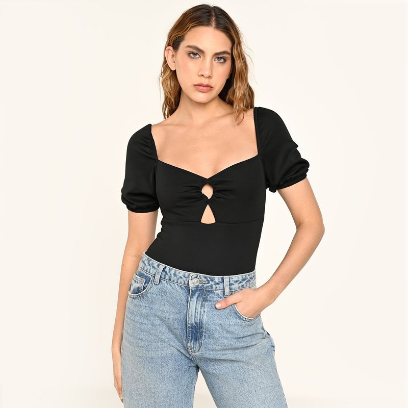 MOSSIMO - Body Mujer Manga corta globo Mossimo