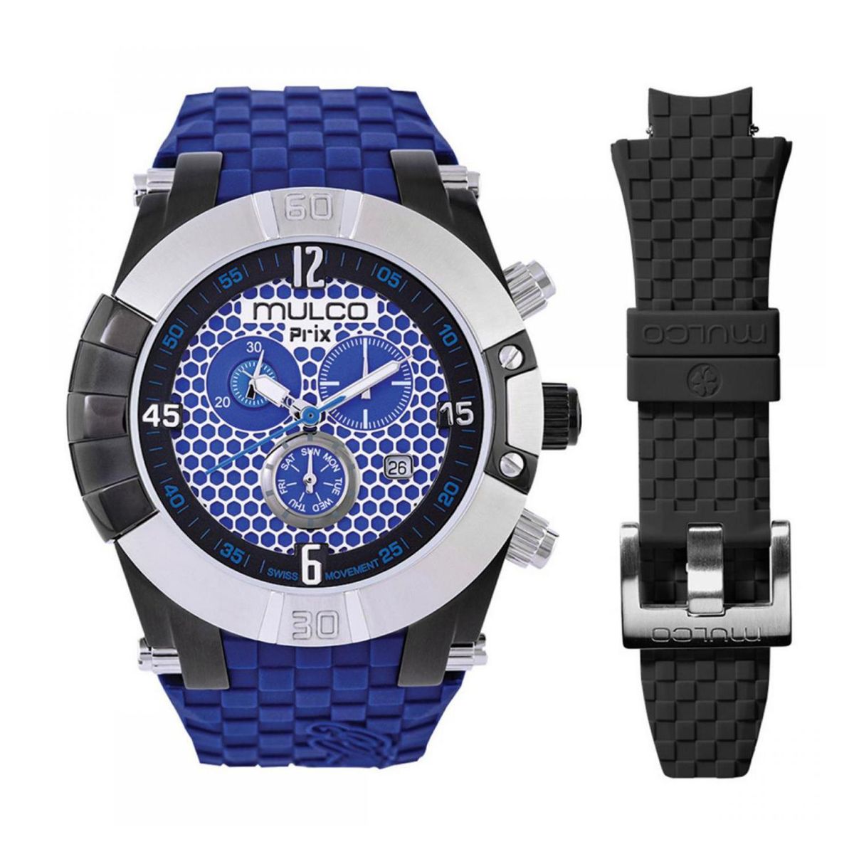 MULCO - Reloj Mulco para Hombre MW5-3068-041 . Reloj Análogo Silicona Azul