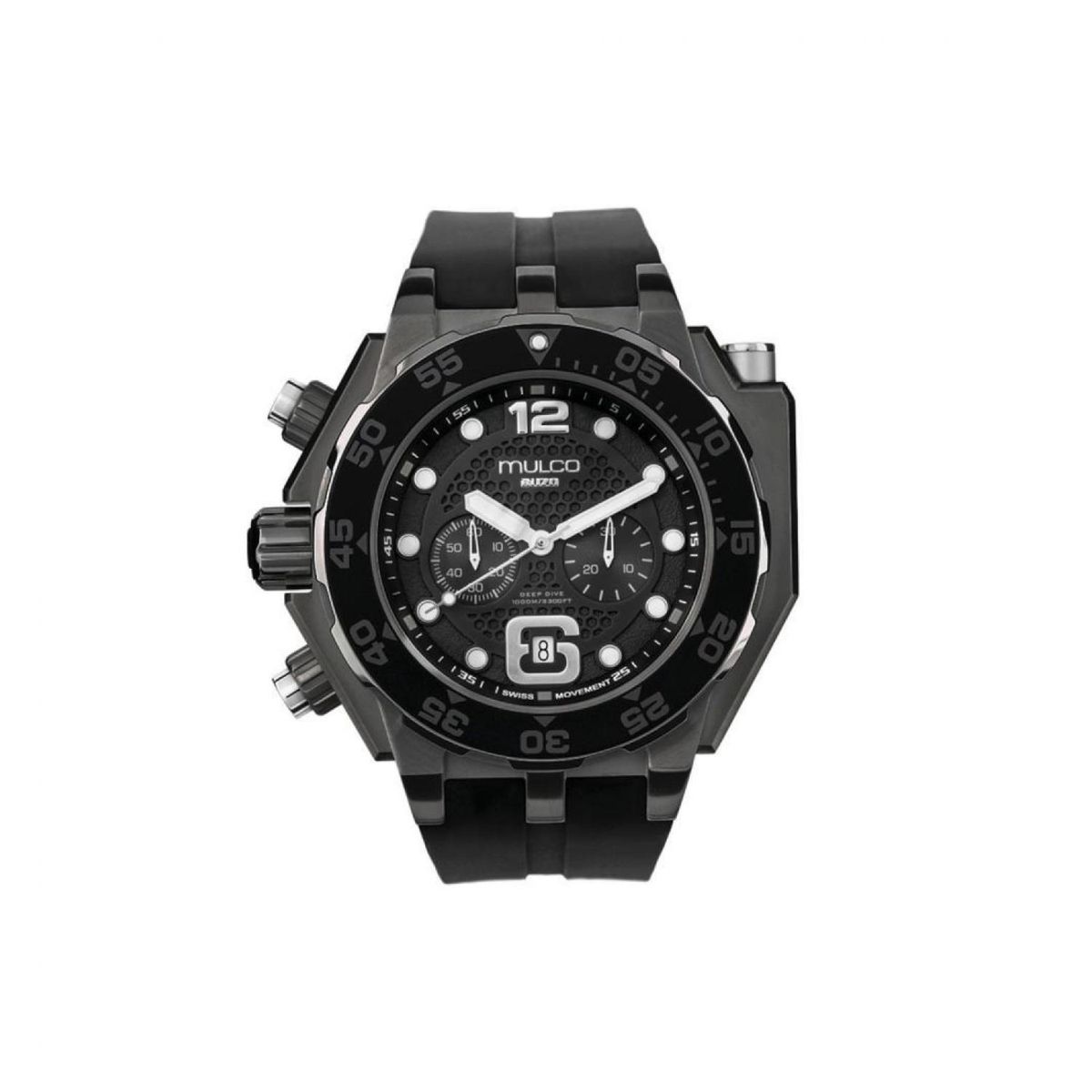MULCO - Reloj Mulco para Hombre MB6-92826-025 . Reloj Análogo Silicona Negro