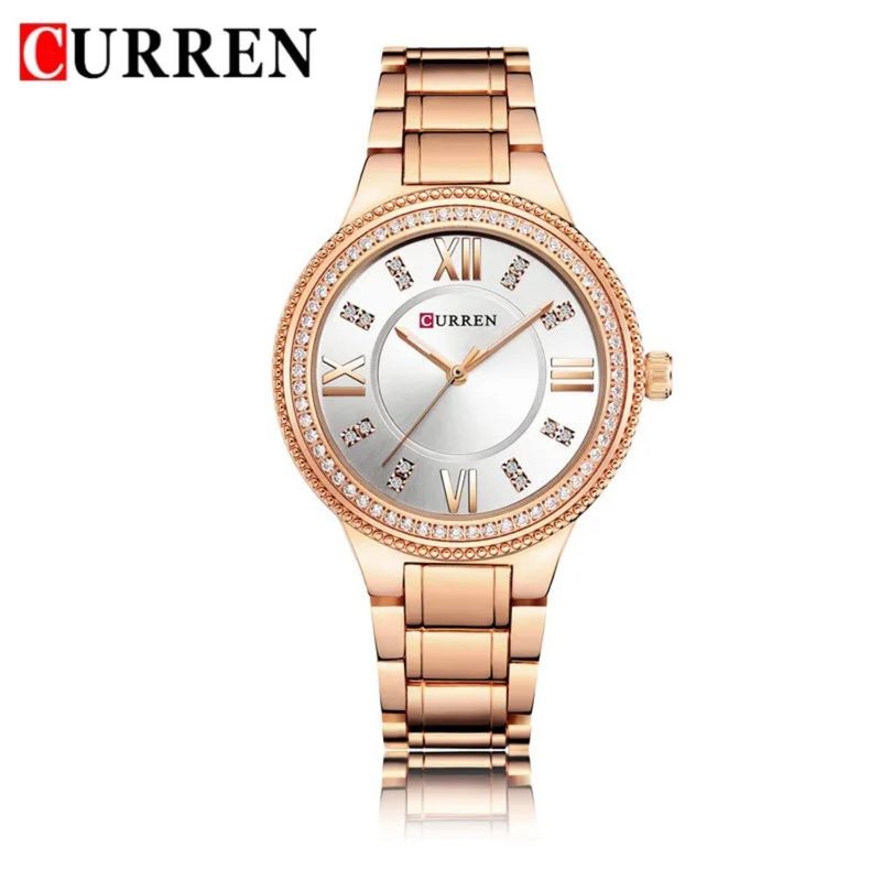 CURREN - Reloj Curren para Mujer KREb622019 . Reloj Análogo Acero inoxidable Oro rosa