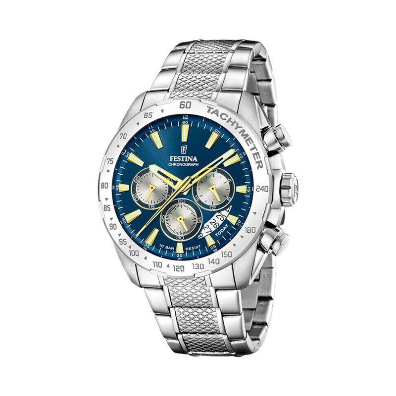 FESTINA - Reloj Festina para Hombre Timeless . Reloj Análogo Acero inoxidable Plateado