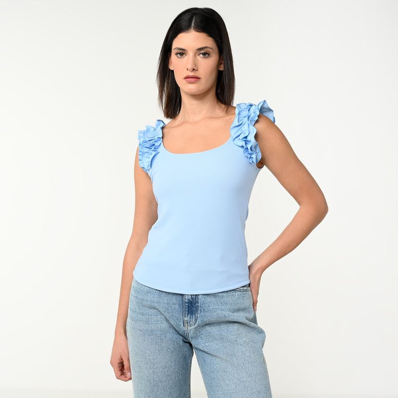 BASEMENT - Blusa Mujer Sin mangas Basement