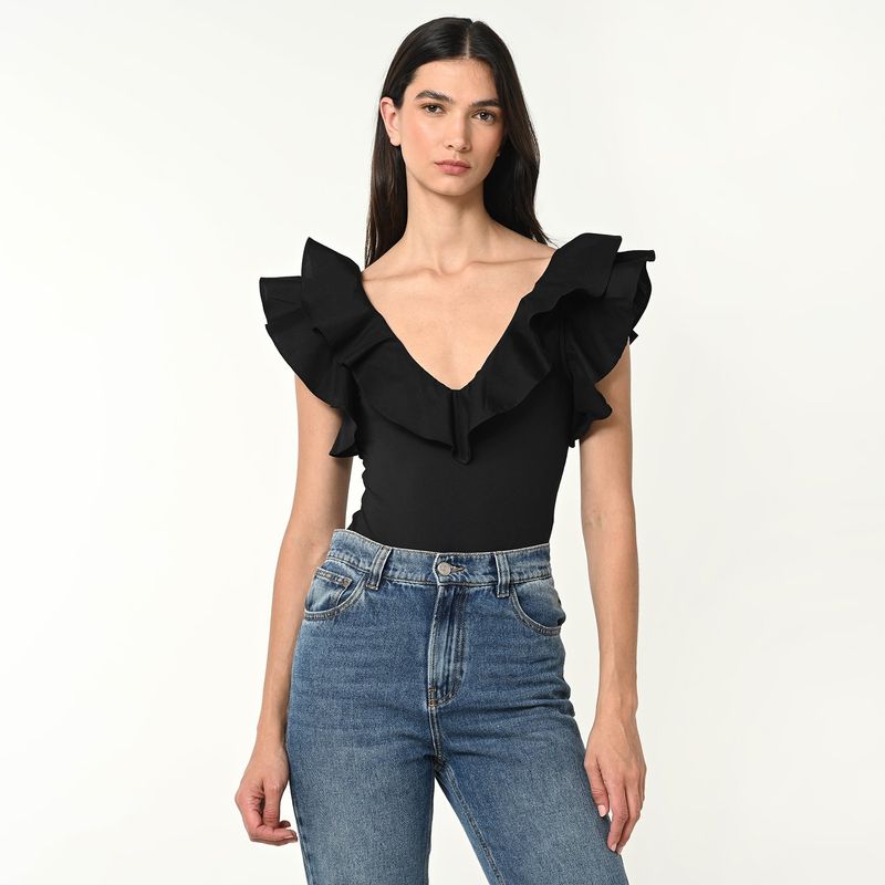 BASEMENT - Blusa Mujer Sin mangas de Algodón Basement