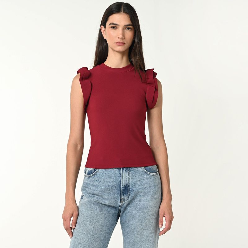BASEMENT - Camiseta Mujer Sin mangas  Basement