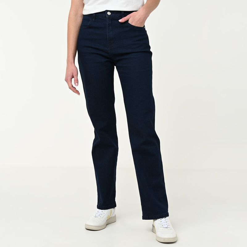 NEWPORT - Jean Wide Leg Mujer Tiro alto de Algodón Newport