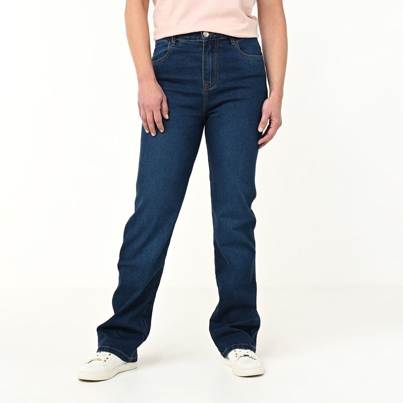 NEWPORT - Jean Wide Leg Mujer Tiro alto de Algodón Newport