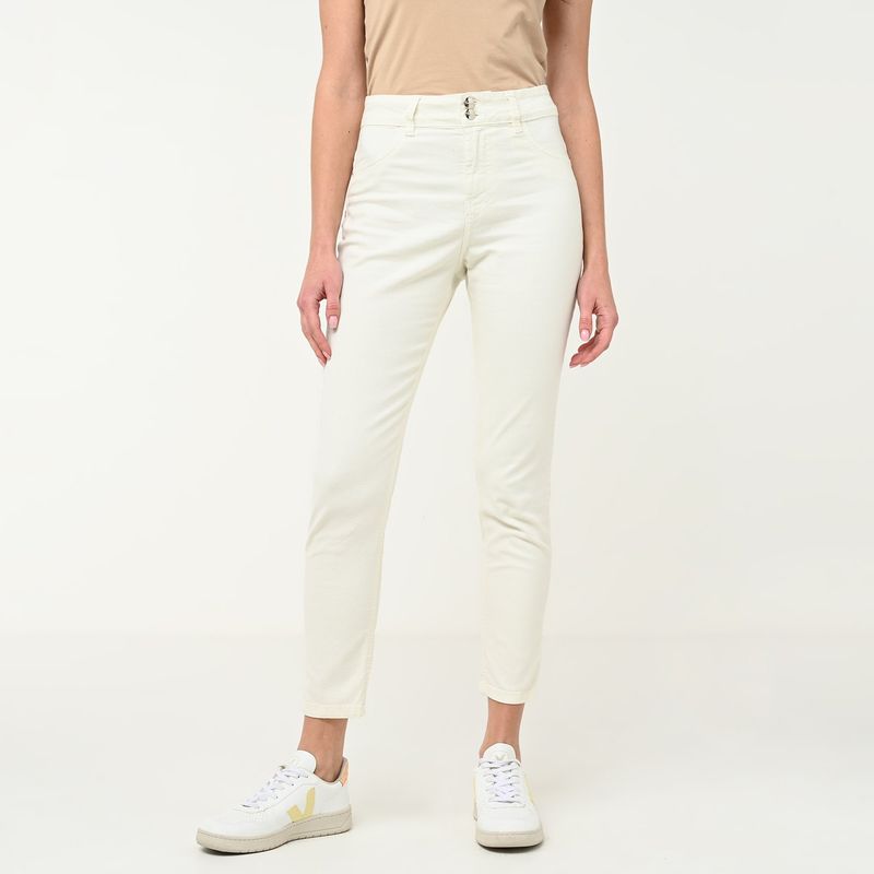 NEWPORT - Jean Skinny Mujer Tiro alto de Algodón Newport