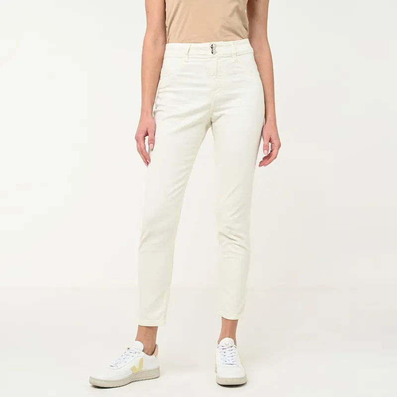 NEWPORT - Jean Skinny Mujer Tiro alto de Algodón Newport