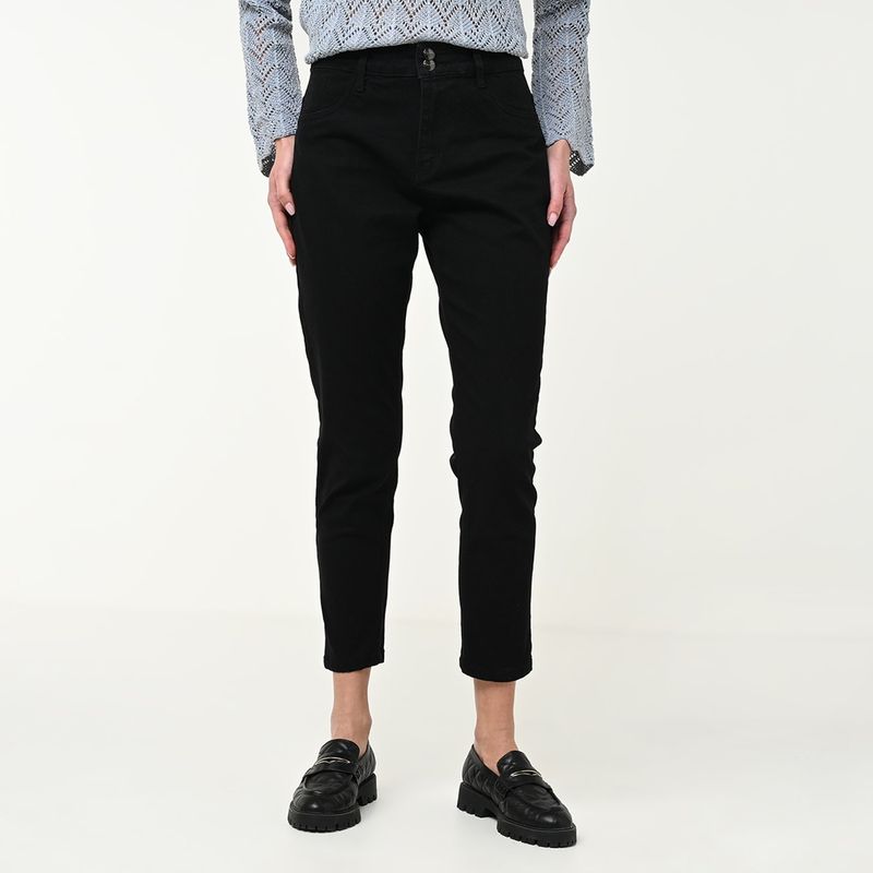 NEWPORT - Jean Skinny Mujer Tiro alto de Algodón Newport
