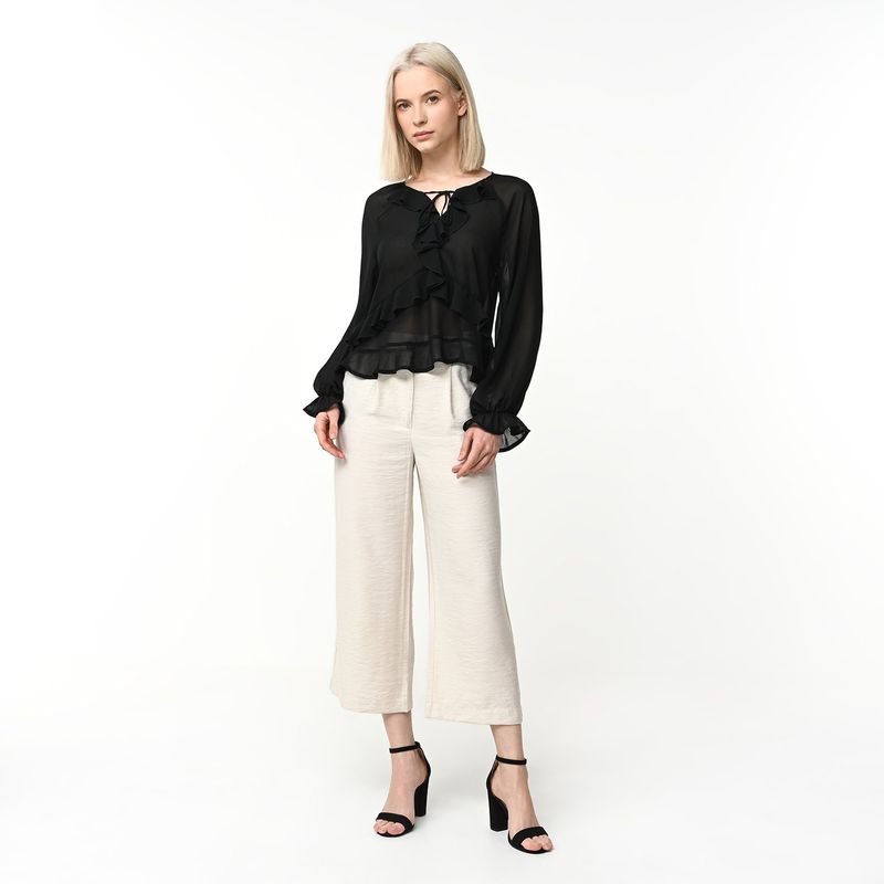 BASEMENT - Blusa Mujer Manga larga Basement