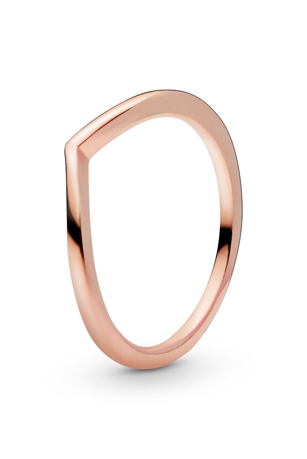 PANDORA - Anillo Pandora Deseo Brillante Recubrimiento en Oro Rosa 