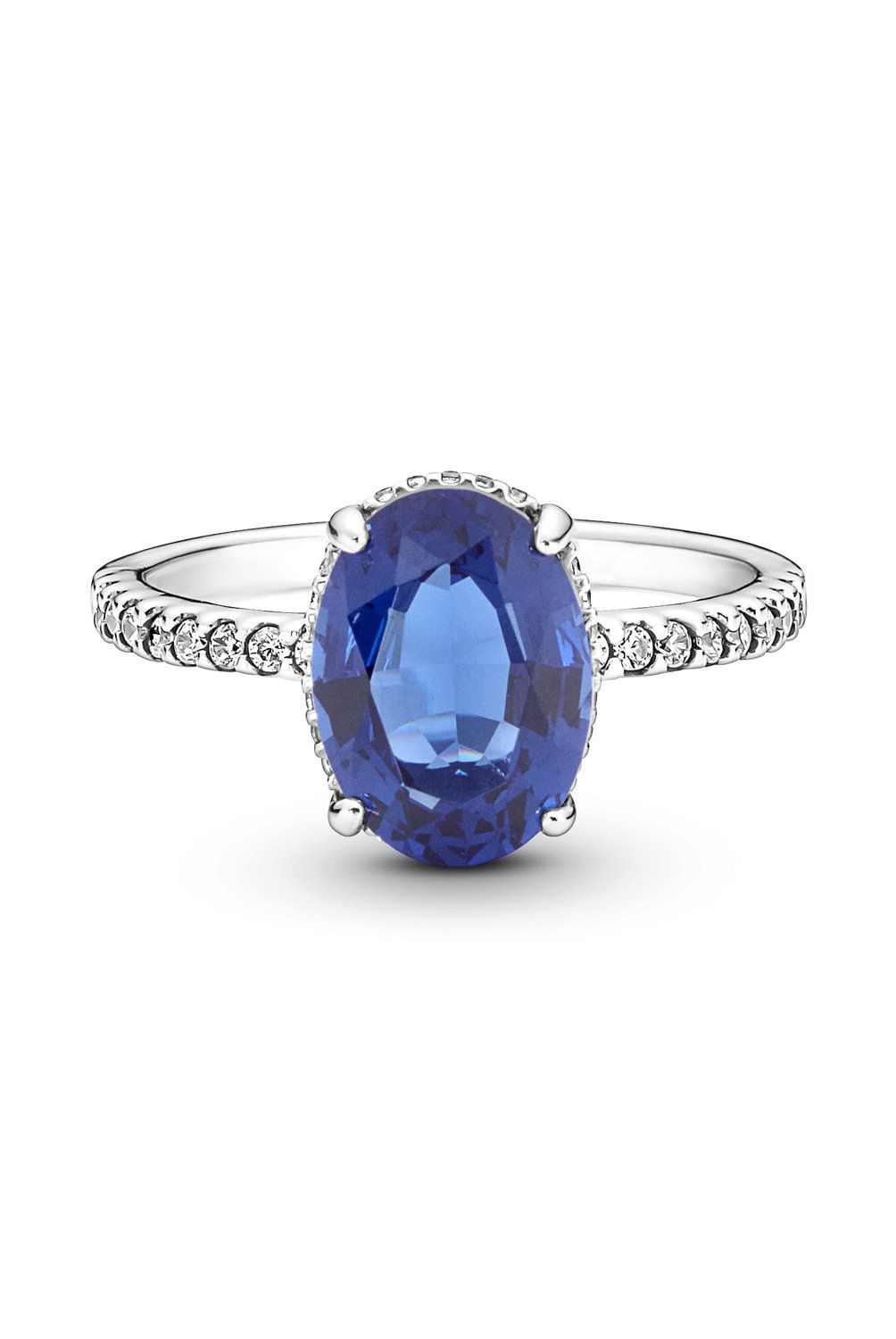 PANDORA - Anillo Pandora de Compromiso Brillante En Plata Esterlina