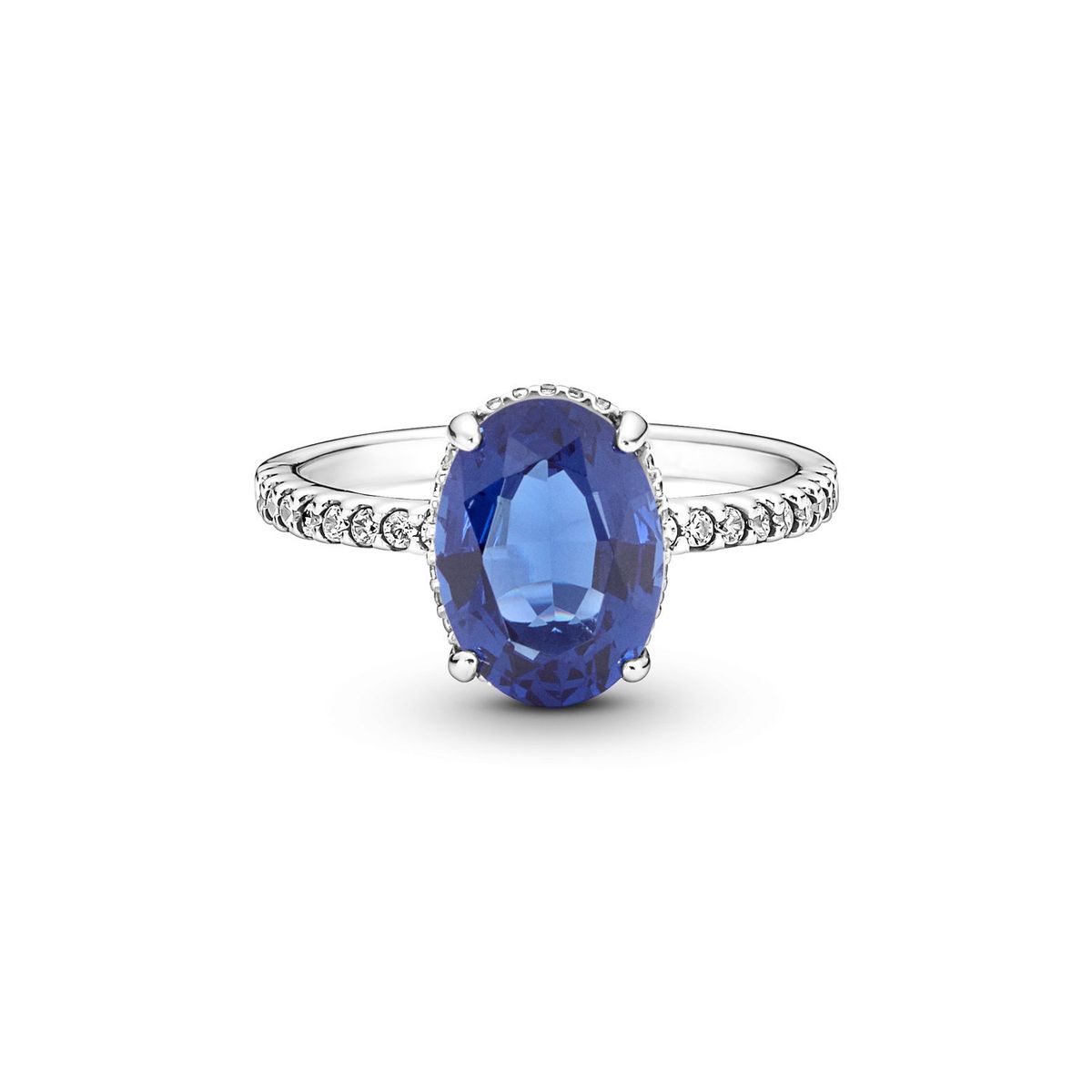PANDORA - Anillo Pandora de Compromiso Brillante En Plata Esterlina