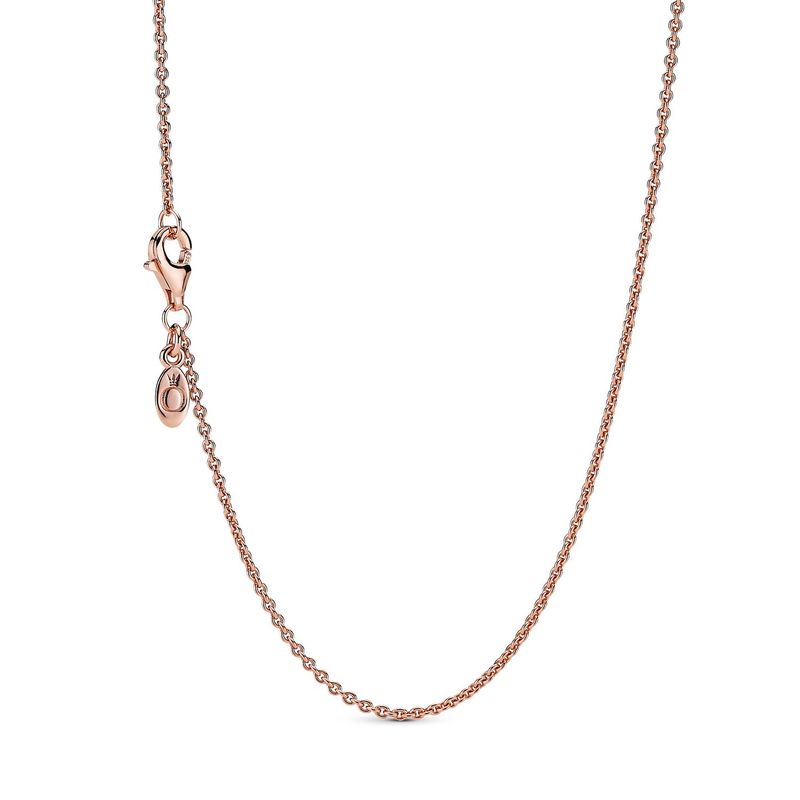 PANDORA - Collar Pandora cadena clasica Recubrimiento en Oro Rosa