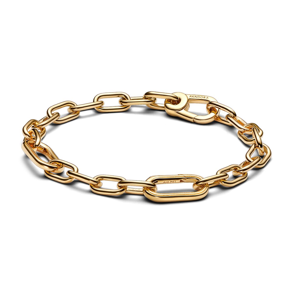 PANDORA - Brazalete Pandora ME Eslabones Link Pequeños Recubrimiento en Oro