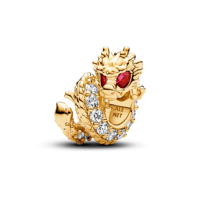 PANDORA - Charm Pandora Dragón Recubrimiento en Oro