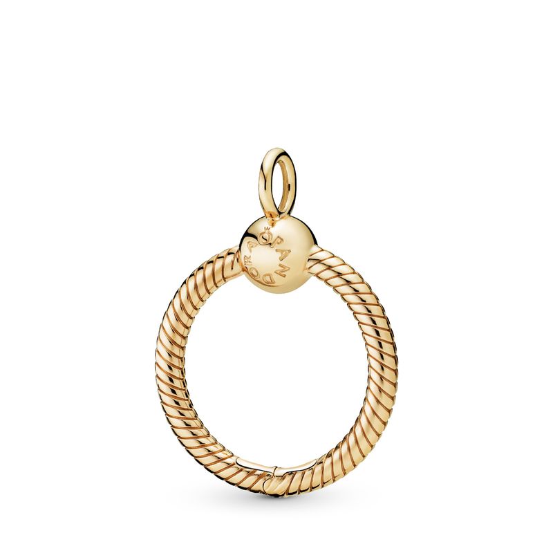PANDORA - Colgante Pandora O pequeño en dorado Recubrimiento en Oro