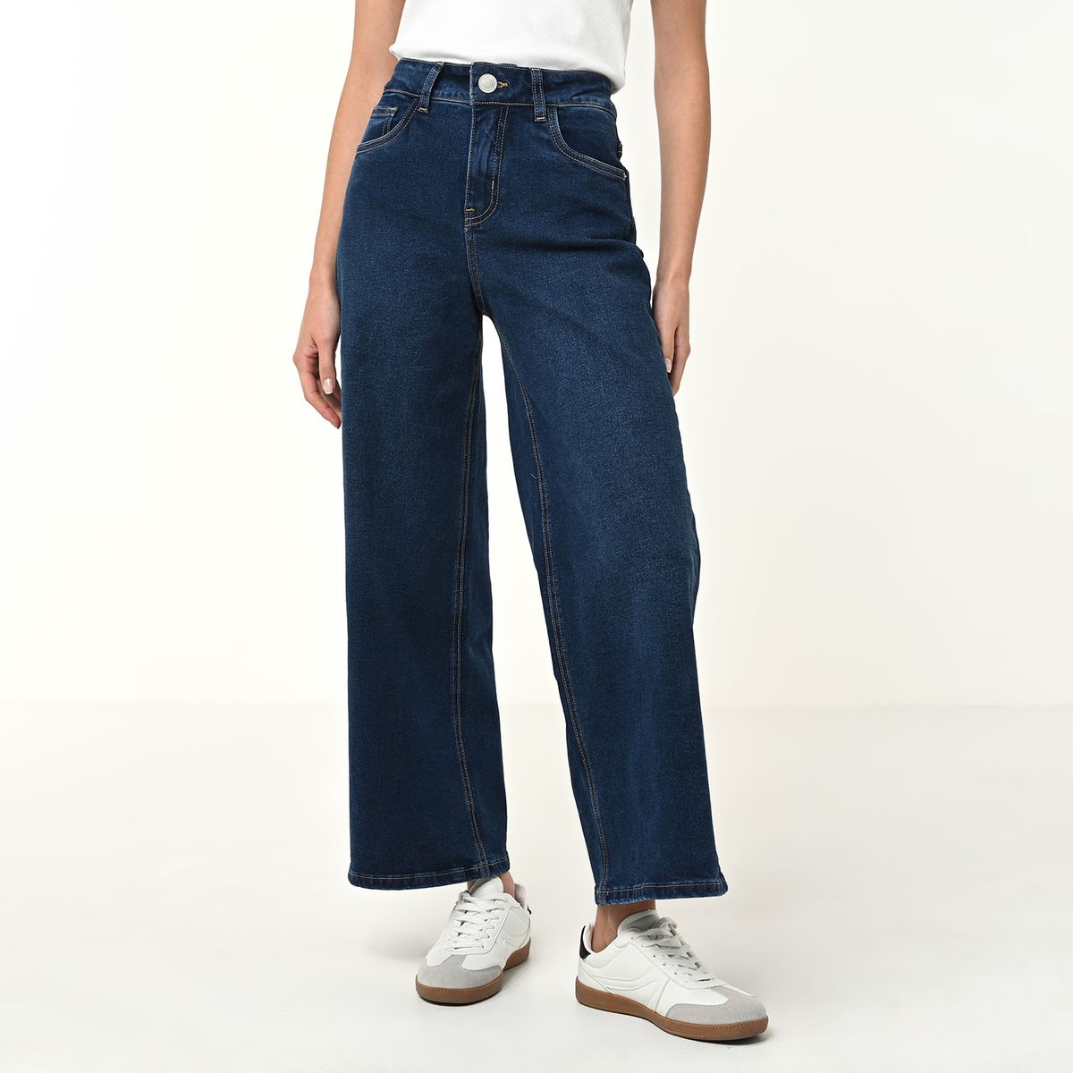 SYBILLA - Jean Culotte Mujer Tiro alto Sybilla