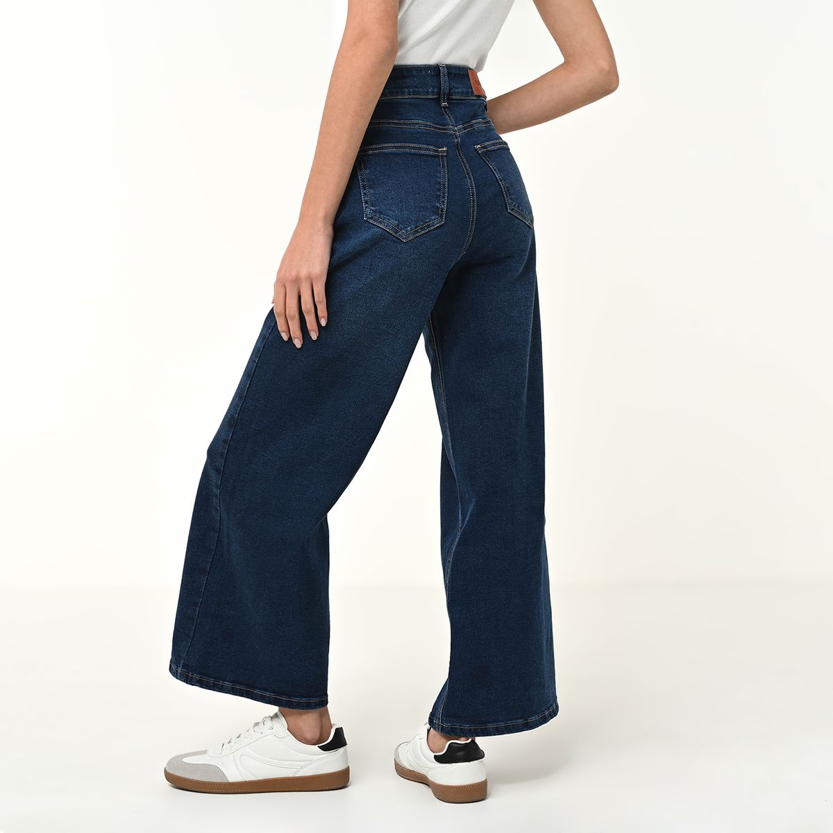 SYBILLA - Jean Culotte Mujer Tiro alto Sybilla